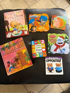 Assorted Colorful Kids Board Book Set - Multicolor